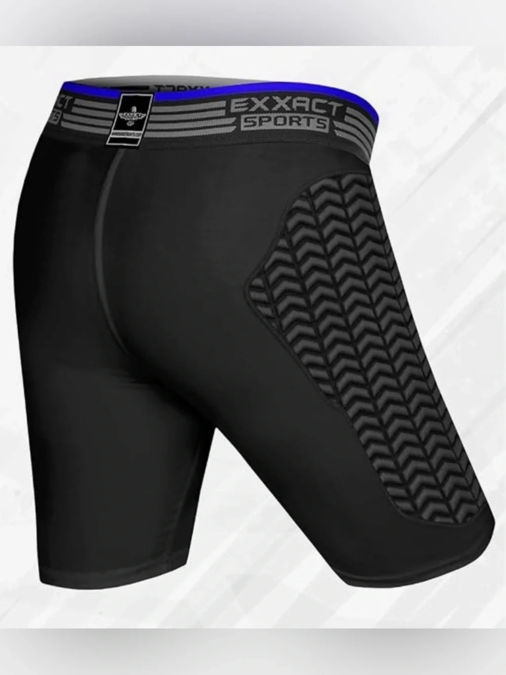 Exxact Sports Baseball Sliding Padded Compression Shorts – Black – Youth XL